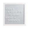 Pearhead Letterboard Set - Grey