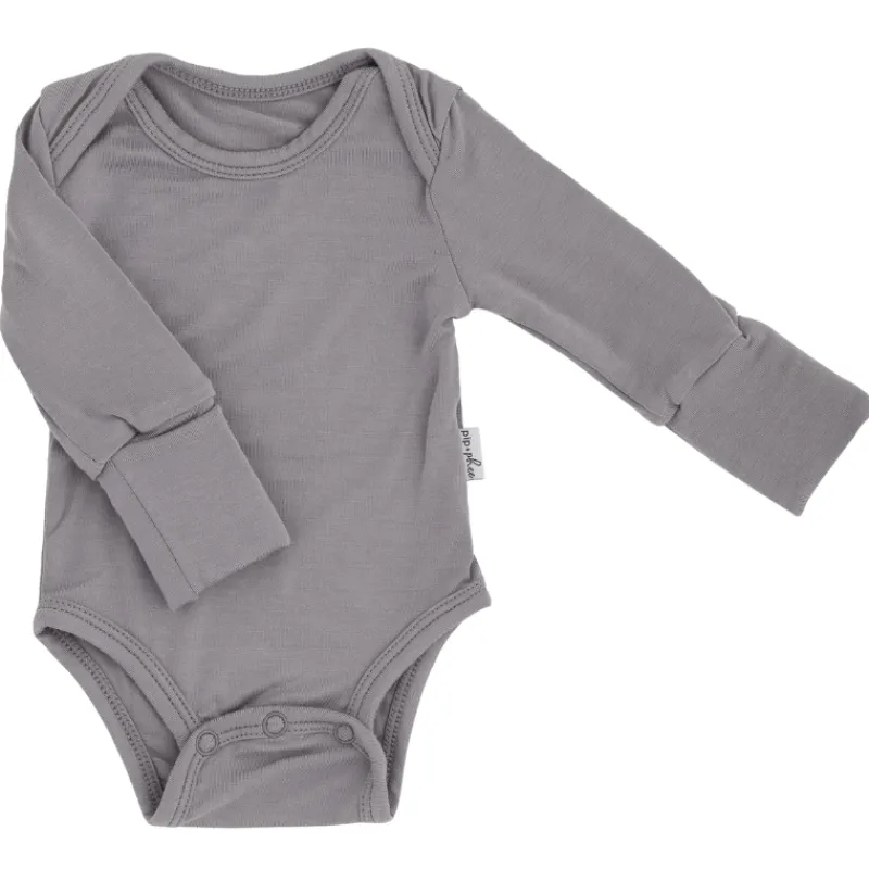 Pip + Phee Long Sleeve Bamboo Bodysuit - Core Collection
