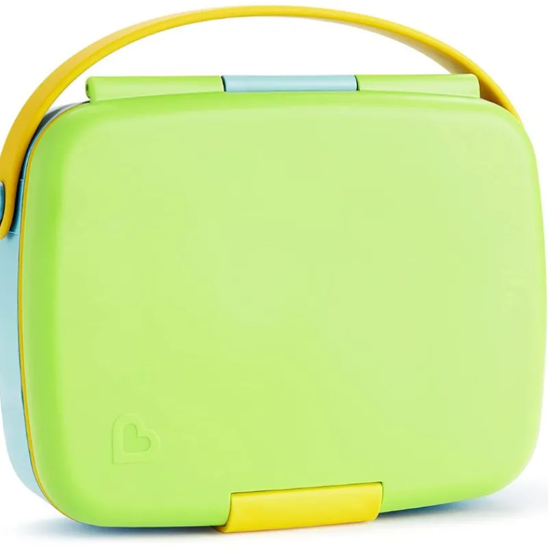 Munchkin Lunch Bento Box with Stainless Steel Utensils
