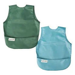 Tiny Twinkle Mess-Proof Apron Bib - 2 Pack