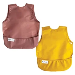 Tiny Twinkle Mess-Proof Apron Bib - 2 Pack