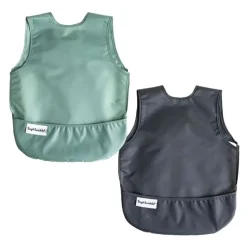 Tiny Twinkle Mess-Proof Apron Bib - 2 Pack