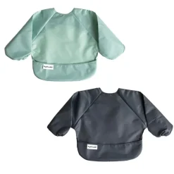 Tiny Twinkle Mess-proof Full Sleeve Bibs - 2 Pack