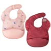 Tiny Twinkle Mess-proof Silicone Pocket Bibs - 2 Pack