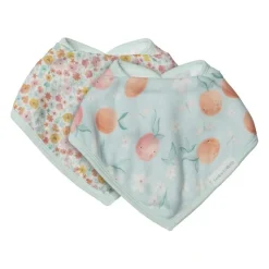 LouLou Lollipop Muslin Bandana Bib Set - 2 Pack
