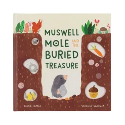 Jellycat Muswell Mole and the Buried Treasure Book