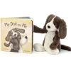 Jellycat My Dad and Me Book & Bashful Fudge Puppy Bundle