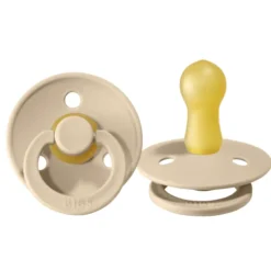 BIBS Natural Rubber Colour Pacifier - 2 Pack