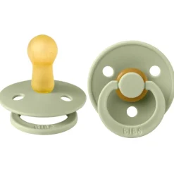 BIBS Natural Rubber Colour Pacifier - 2 Pack