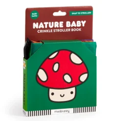 Mudpuppy Nature Baby Crinkle Fabric Stroller Book