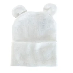 Kidcentral Essentials Newborn Knitted Bear Ear Hat