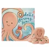Jellycat Odell's Amazing Arms Book + Plush Bundle