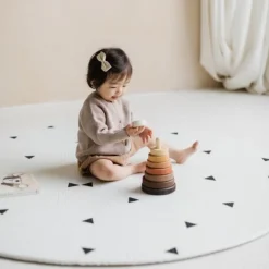 Little Bot Ofie Reversible Baby Play Mat - Round