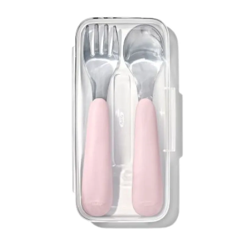 Oxo Tot On-the-Go Fork & Spoon Set with Case