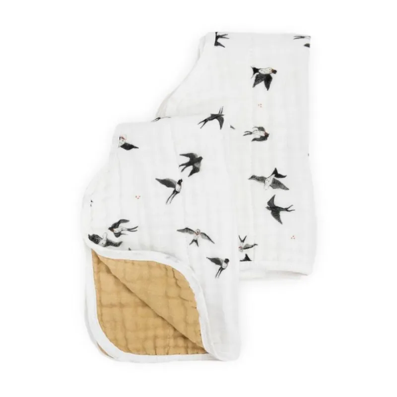 Little Unicorn Organic Burp Cloth - 2 Pack