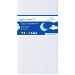Organic Dream Organic Cotton Lightweight Crib & Toddler Mattress