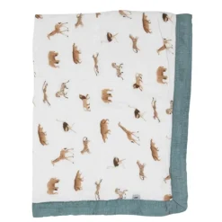 Little Unicorn Organic Cotton Muslin Baby Quilt