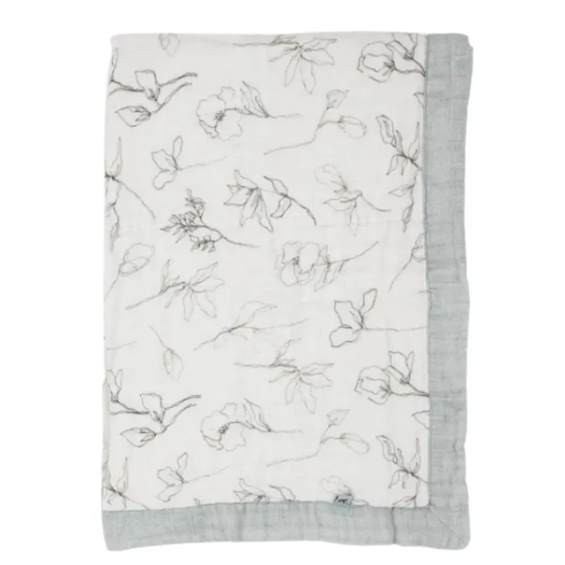 Little Unicorn Organic Cotton Muslin Baby Quilt