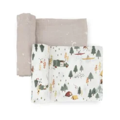 Little Unicorn Organic Cotton Muslin Swaddle Blanket - 2 Pack