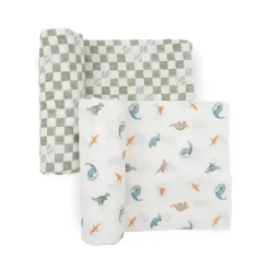 Little Unicorn Organic Cotton Muslin Swaddle Blanket - 2 Pack
