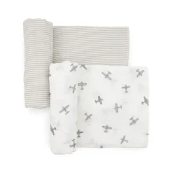 Little Unicorn Organic Cotton Muslin Swaddle Blanket - 2 Pack