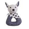 Apple Park Organic Pattern Rattle - Bat