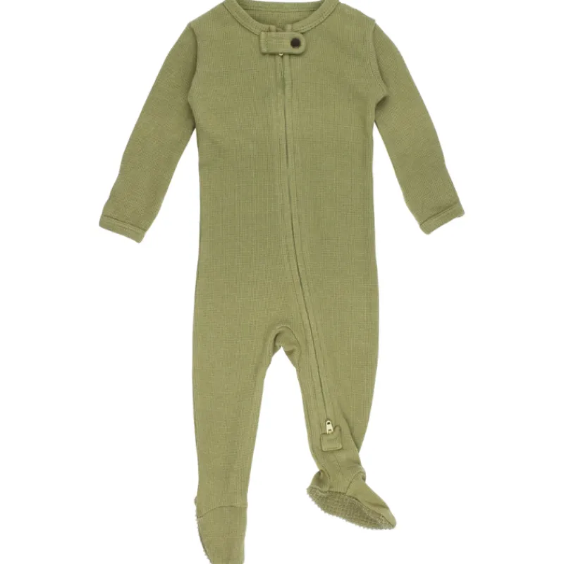 L'ovedbaby Organic Thermal 2-Way Zipper Footie