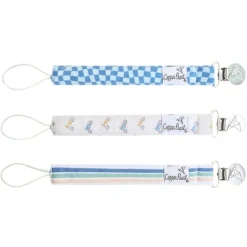 Copper Pearl Pacifier Clips