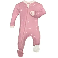 ZippyJamz Patterned Organic Footed Sleepers