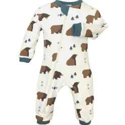 ZippyJamz Patterned Organic Footless Sleepers