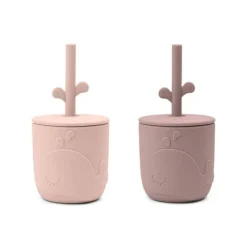 Done by Deer Peekaboo Straw Cup 2-pack Wally