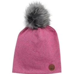 CaliKids Pom Pom Knit Slouchy Beanie