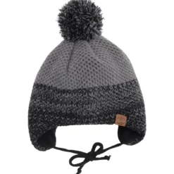 CaliKids Pom Pom Two Tone Winter Hat