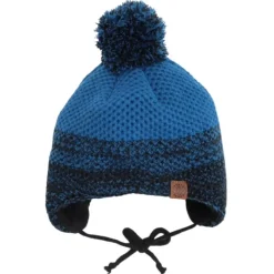 CaliKids Pom Pom Two Tone Winter Hat