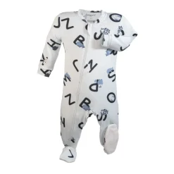 ZippyJamz Premium Bamboo Footed Sleepers