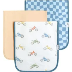 Copper Pearl Premium Burp Cloths - 3 Pack