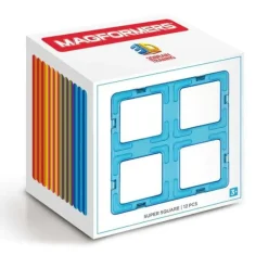 Magformers Rainbow Magnetic Shapes - 12 Pieces