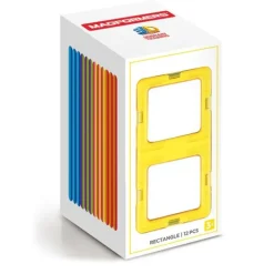 Magformers Rainbow Magnetic Shapes - 12 Pieces