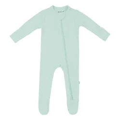 Kyte Baby Ribbed Bamboo Zipper Footie