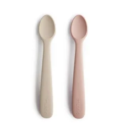 Mushie Silicone Feeding Spoons 2-Pack