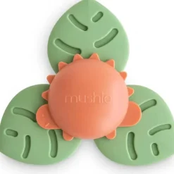 Mushie Silicone Suction Spinner Toys