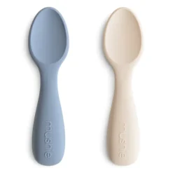 Mushie Silicone Toddler Starter Spoons 2-Pack