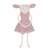 Wooly Organic Soft Toy Sheep - Pink Tutu