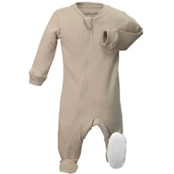 ZippyJamz Solid Organic Footed Sleepers