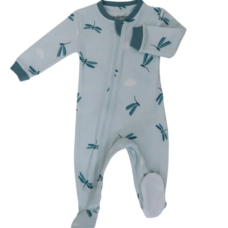 ZippyJamz Spring/Summer Organic Footed Sleepers