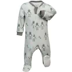 ZippyJamz Spring/Summer Organic Footed Sleepers