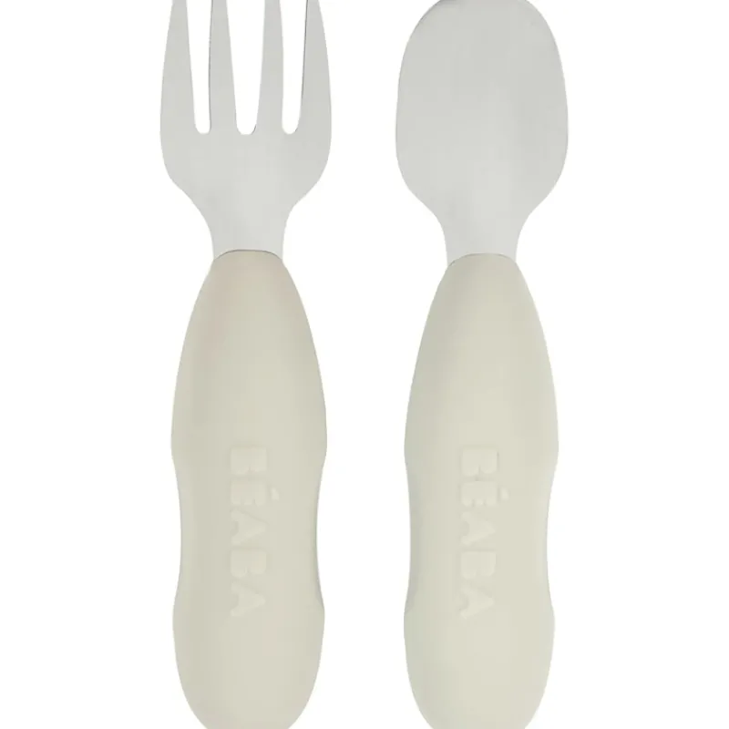 Beaba Stainless Steel Pre-Cutlery Spoon and Fork Set