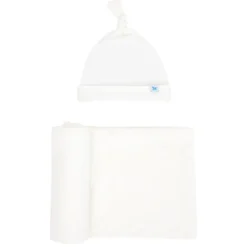 Little Unicorn Stretch Knit Swaddle & Hat Set