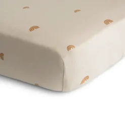 Mushie Stretchy Mini Crib Sheet