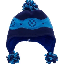 CaliKids Terry Pom Hat - Navy/Blue - Large